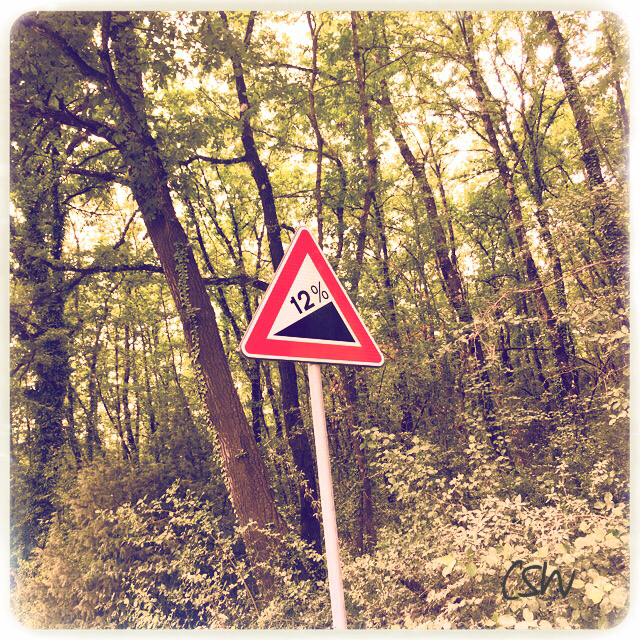 ... downhill, thank God