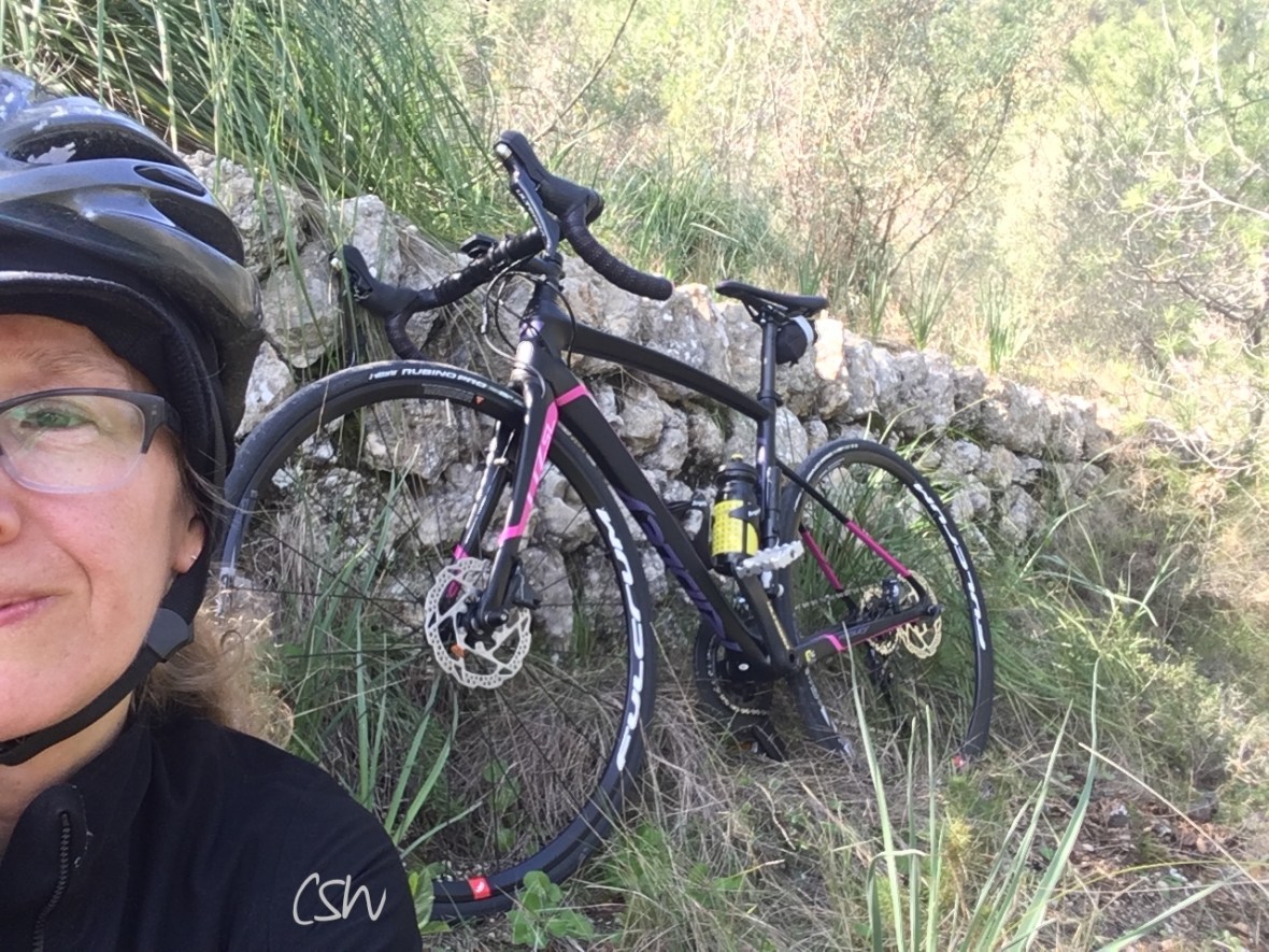 Me and Lizzie taking a break