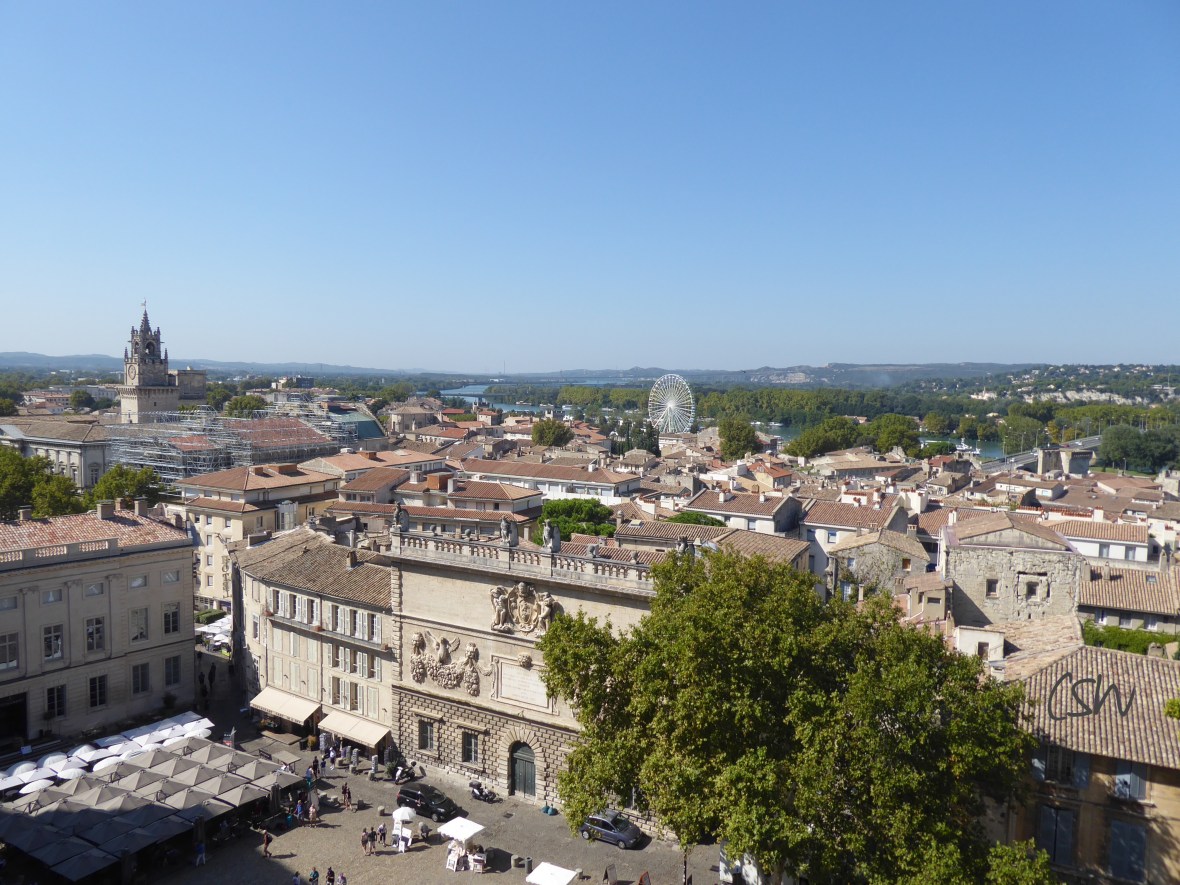 View down from the Palais des Papes