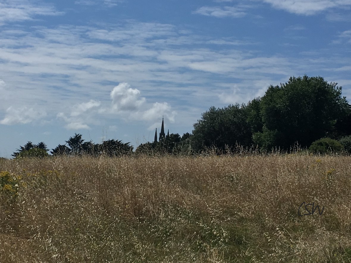 Chapel de Notre-Dame de Tronoën - a spooky looking church, even in sunlight ...