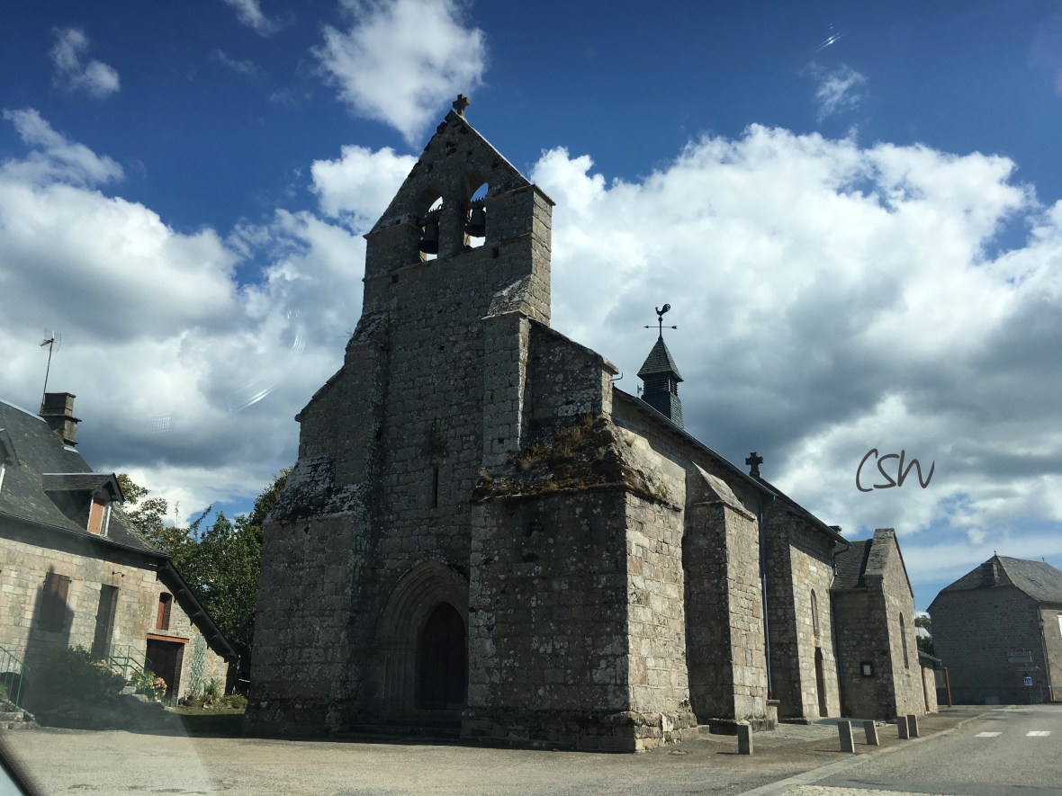 Another spooky-looking church near Sornac