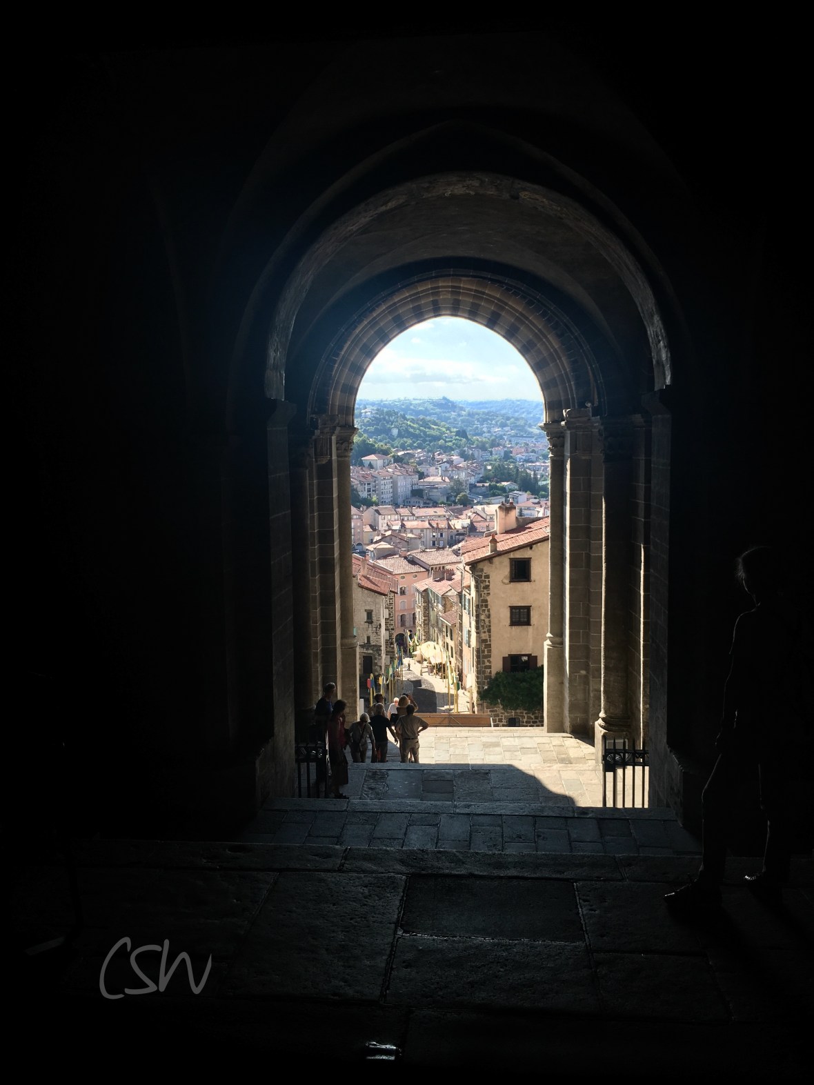 The view out Notre Dame Du Puy