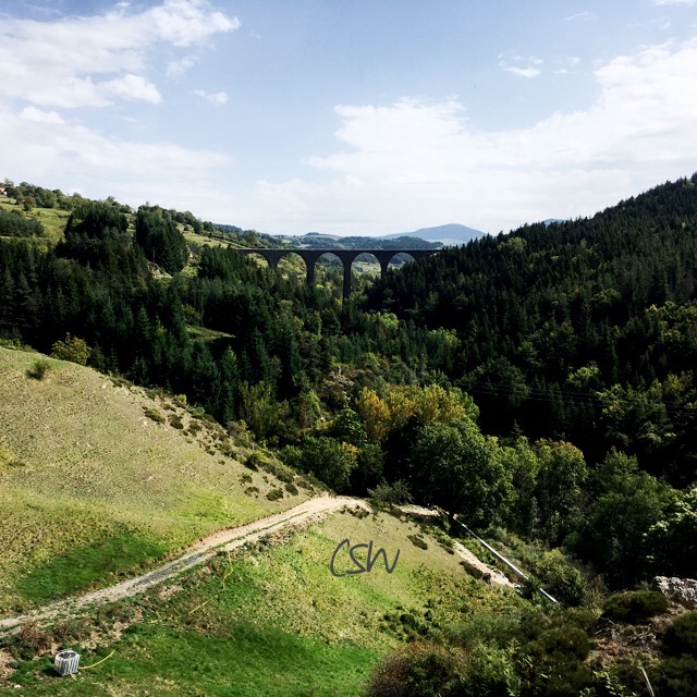 A viaduct near Monastier, Auvergne