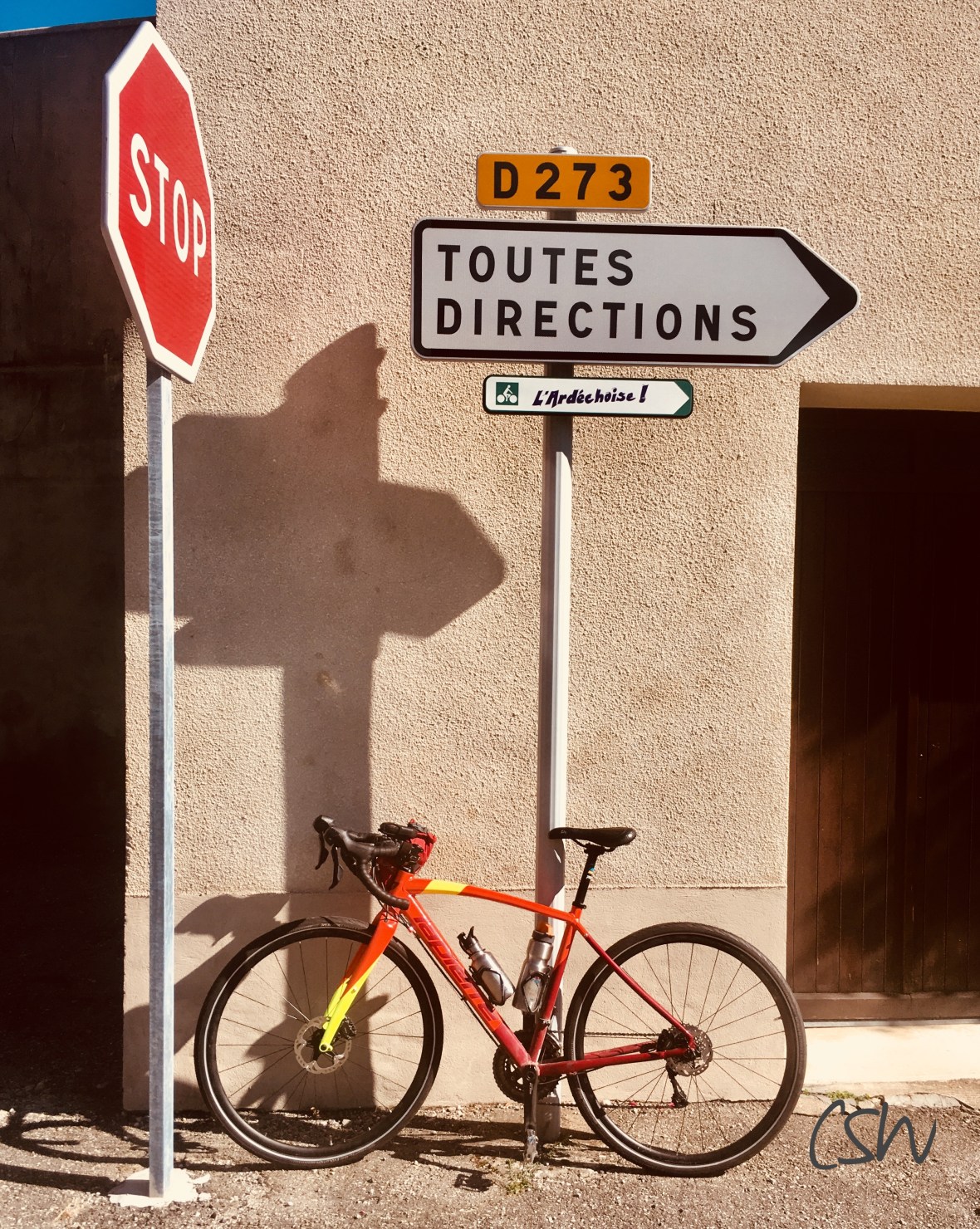 A road sign in Saint Felicien. My plans for next year